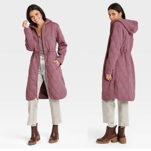 NWT Universal Thread Plum Fall Long Jacket. Never worn. Size: XS.